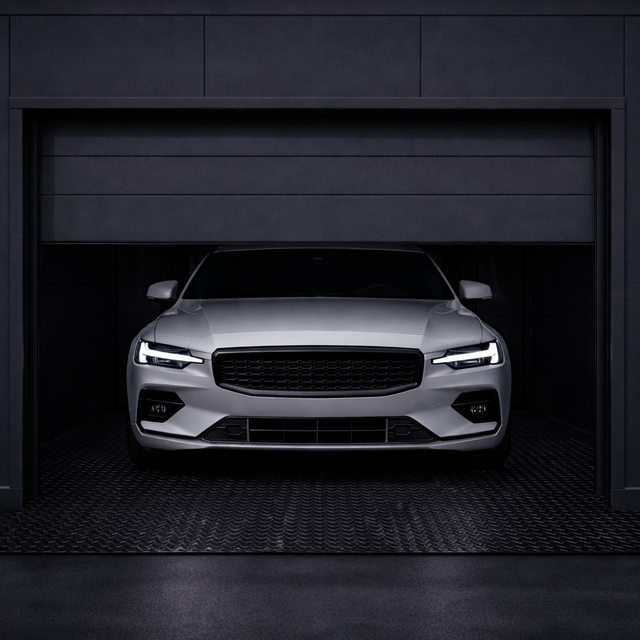 Enkelgarage – Plant tak – Sandwichpanel