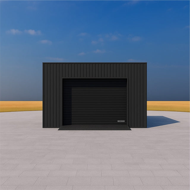 Enkelgarage – Plant tak – WPC