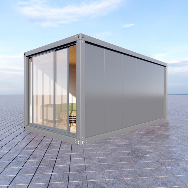 Module with sliding door / entrance door 18 m2