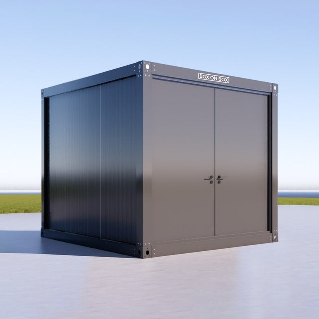 Work shed with double door 9 m2