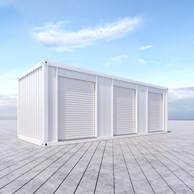 Garage with 3 roller doors 18 m 2