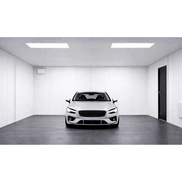 Dubbelgarage – Plant tak – WPC