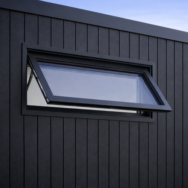 Enkelgarage – Plant tak – WPC