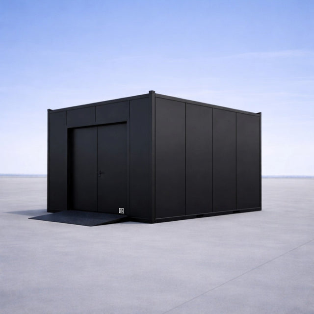 Förråd – Plant tak – Sandwichpanel